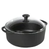 Støpejernsgryte 5,5L med lokk