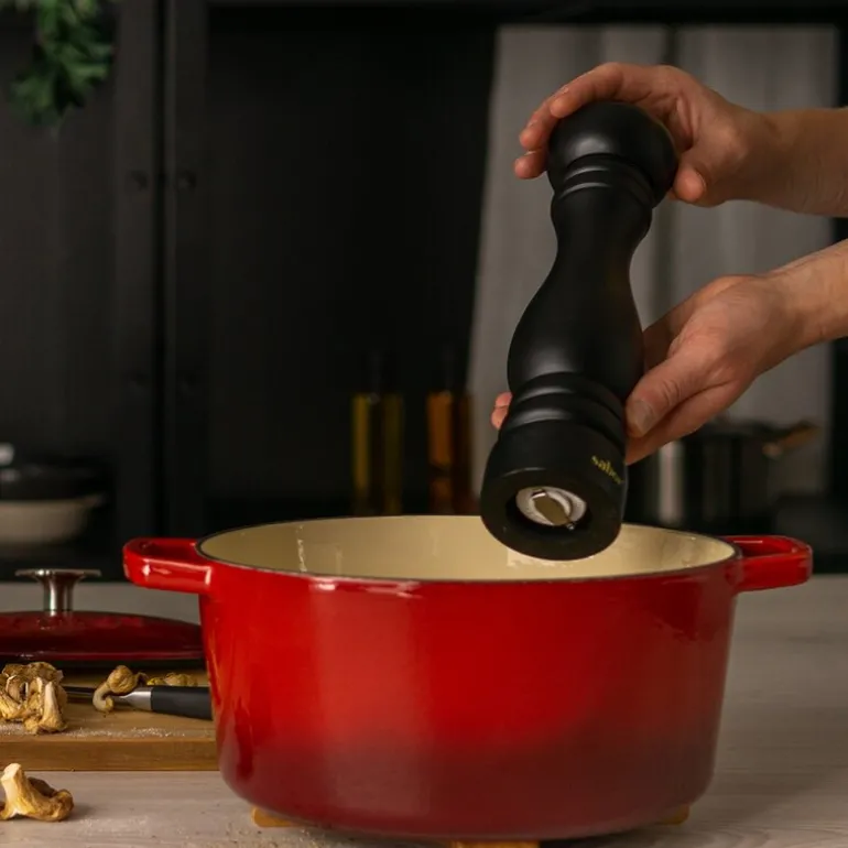 Støpejernsgryte 6,7L rød