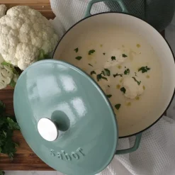 Støpejernsgryte 4,4L sea green