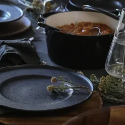 Støpejernsgryte 4,4L svart