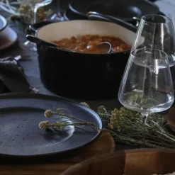 Støpejernsgryte 4,4L svart