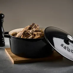 Støpejernsgryte 9,5L svart