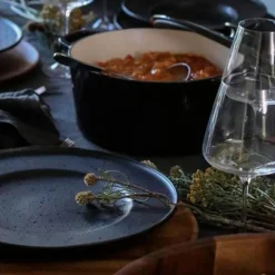 Støpejernsgryte 6,7L svart