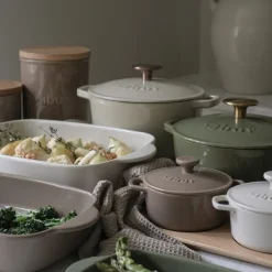 Støpejernsgryte 2L warm grey