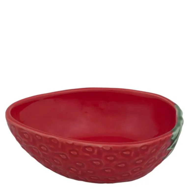 Strawberries oval bolle 35 cl rød