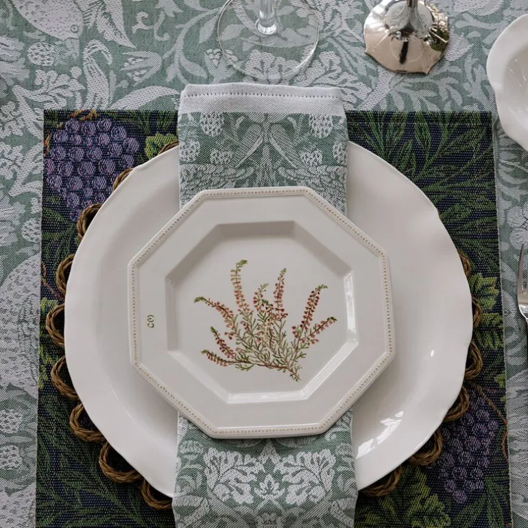 Strawberry Thief serviett/småduk 35x35 cm grønn