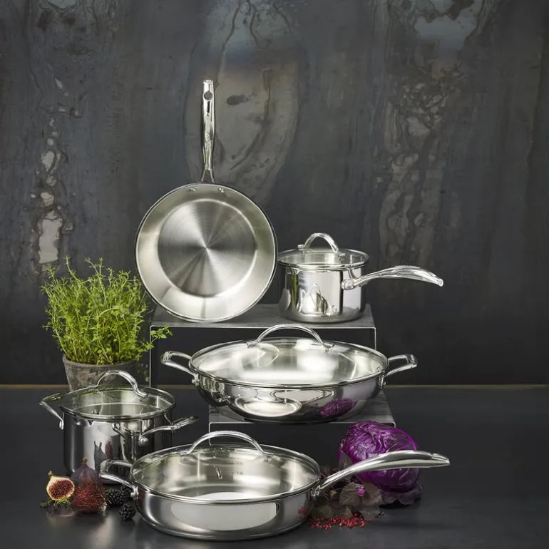 STS kasserolle m/ lokk 1,2L/14 cm