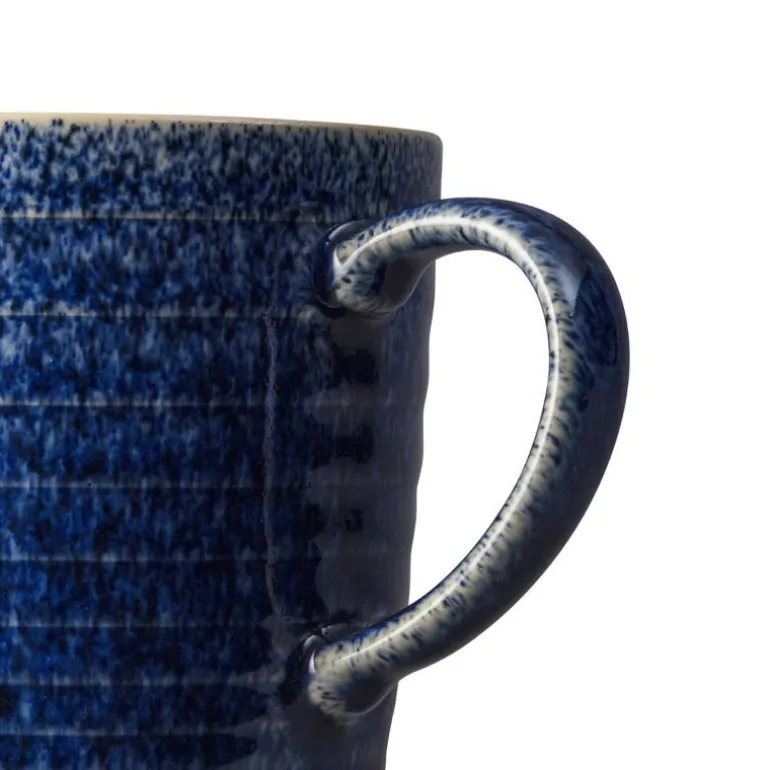 Studio Blue Cobalt/Pebble riflet krus 40 cl