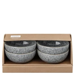 Studio skål 13 cm 4 stk grå