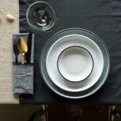 Studio tallerken 26 cm 4 stk grå