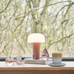 Styles LED lampe 15x22,5 cm rosa