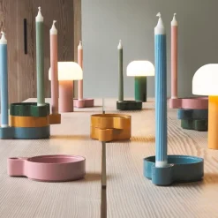 Styles LED lampe 15x22,5 cm rosa