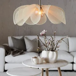 Styrka taklampe 75 cm beige