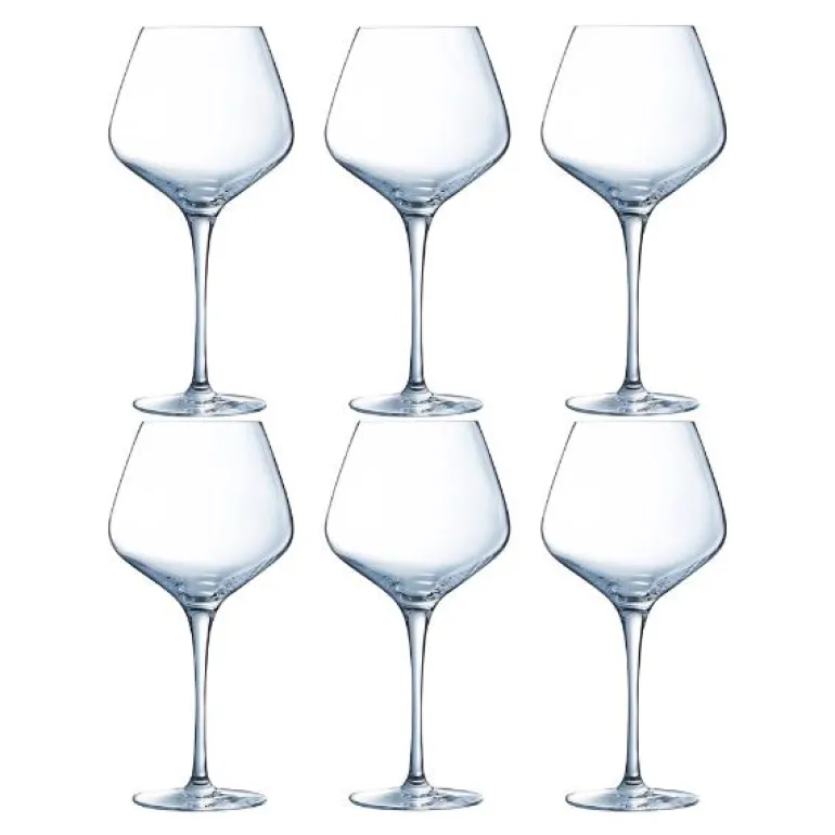 Sublym rødvinsglass 6 stk 60 cl klar