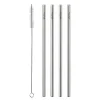 Sugerør i stål 4 stk