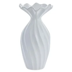 Susille vase 25 cm hvit
