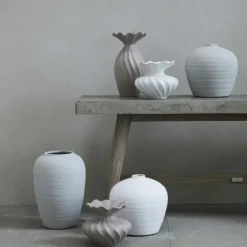 Susille vase 14 cm hvit