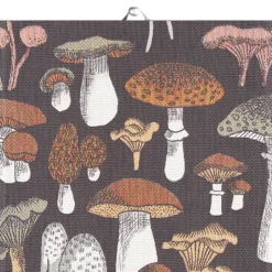 Svamprik kjøkkenhåndkle 40x60 cm brun