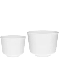 Swedish Grace blomsterpotte 17x13 cm snø/hvit