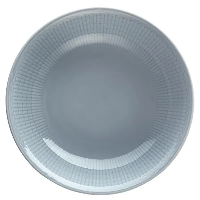 Swedish Grace dyp tallerken 19 cm is/grå
