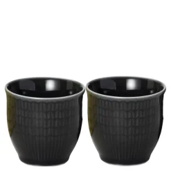 Swedish Grace eggeglass 4 cl 2 stk grå/sten