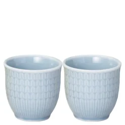 Swedish Grace eggeglass 4 cl 2 stk is/grå