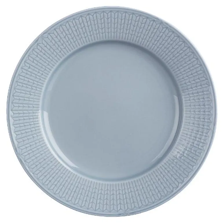 Swedish Grace tallerken 17 cm is/grå
