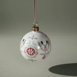 Swedish Grace Winter julekule 8 cm