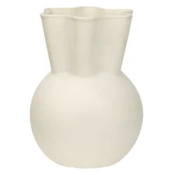 Sweeping Top vase 20 svungen topp cm hvit