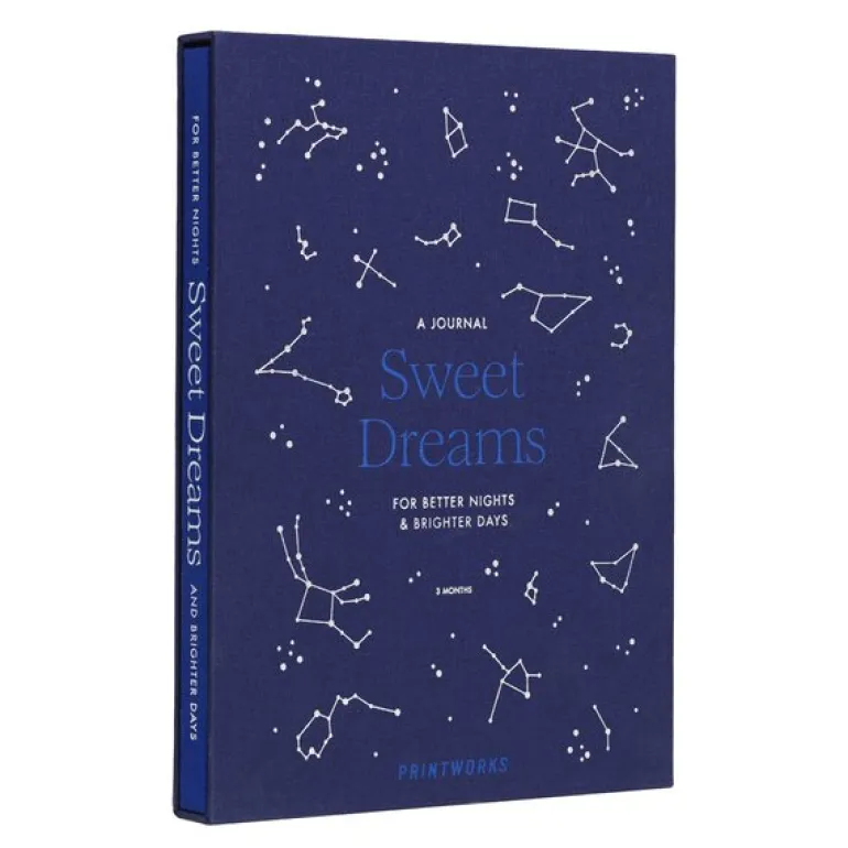 Sweet Dreams søvndagbok blå