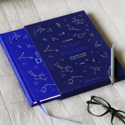 Sweet Dreams søvndagbok blå