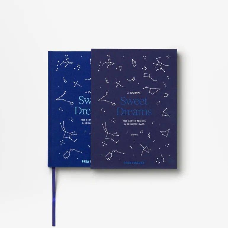 Sweet Dreams søvndagbok blå