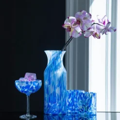 Swirl champagneglass 22 cl blå