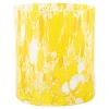 Swirl drikkeglass/lykt 35 cl gul multi