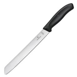 Swiss Classic brødkniv 21 cm svart