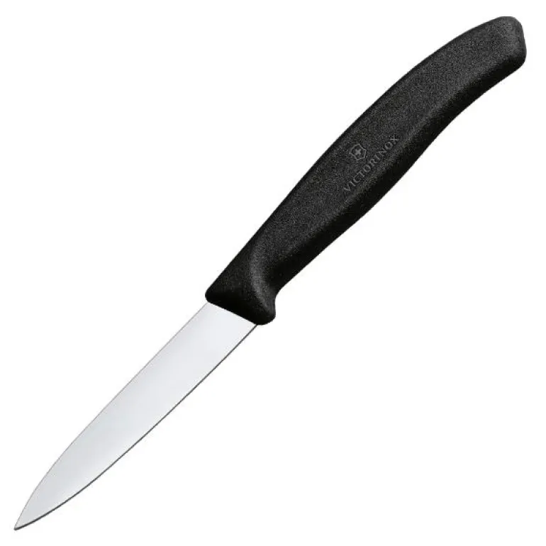 Swiss Classic skrellekniv 18,9 cm svart