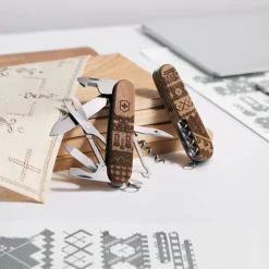 Swiss spirit lommekniv 13 funksjoner valnøtt