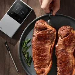 Sync Dual trådløst steketermometer sølv/svart