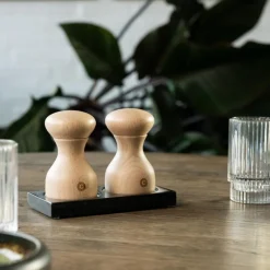 Tabletopper brett for kverner 15 cm svart marmor