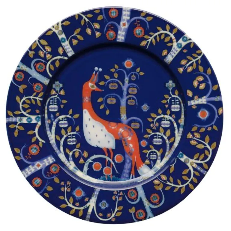 Taika tallerken 22 cm blå