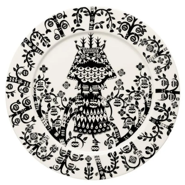 Taika tallerken 27 cm svart