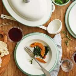 Tallerken 24 cm krem