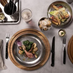 Tallerken 20 cm rustfri