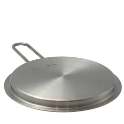 Tallerkenlokk 16 cm rustfritt stål