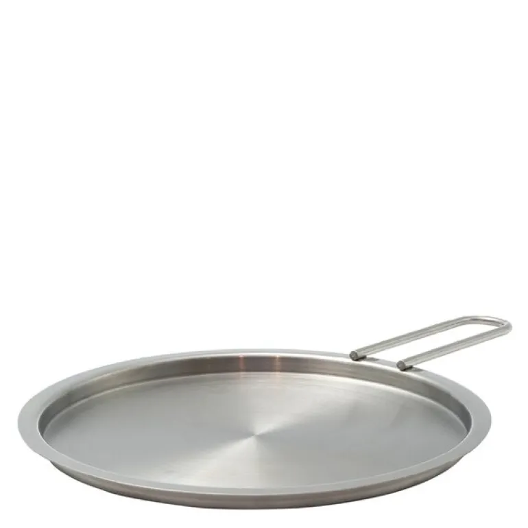 Tallerkenlokk 20 cm rustfritt stål