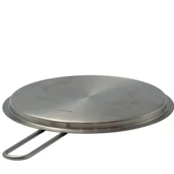 Tallerkenlokk 20 cm rustfritt stål