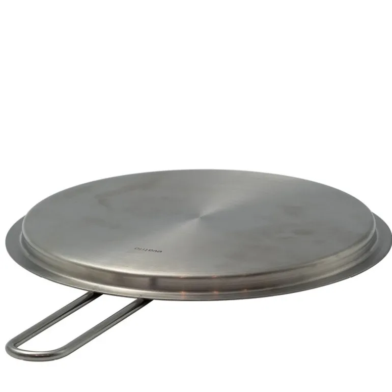 Tallerkenlokk 20 cm rustfritt stål