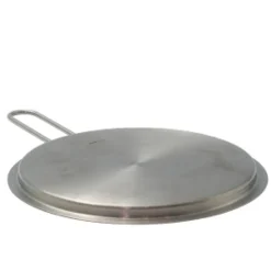 Tallerkenlokk 24 cm rustfritt stål