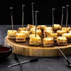 Tapasgaffel 12 stk svart