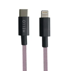 Tech Favourite kabel USBC til lightning 1m lavender
